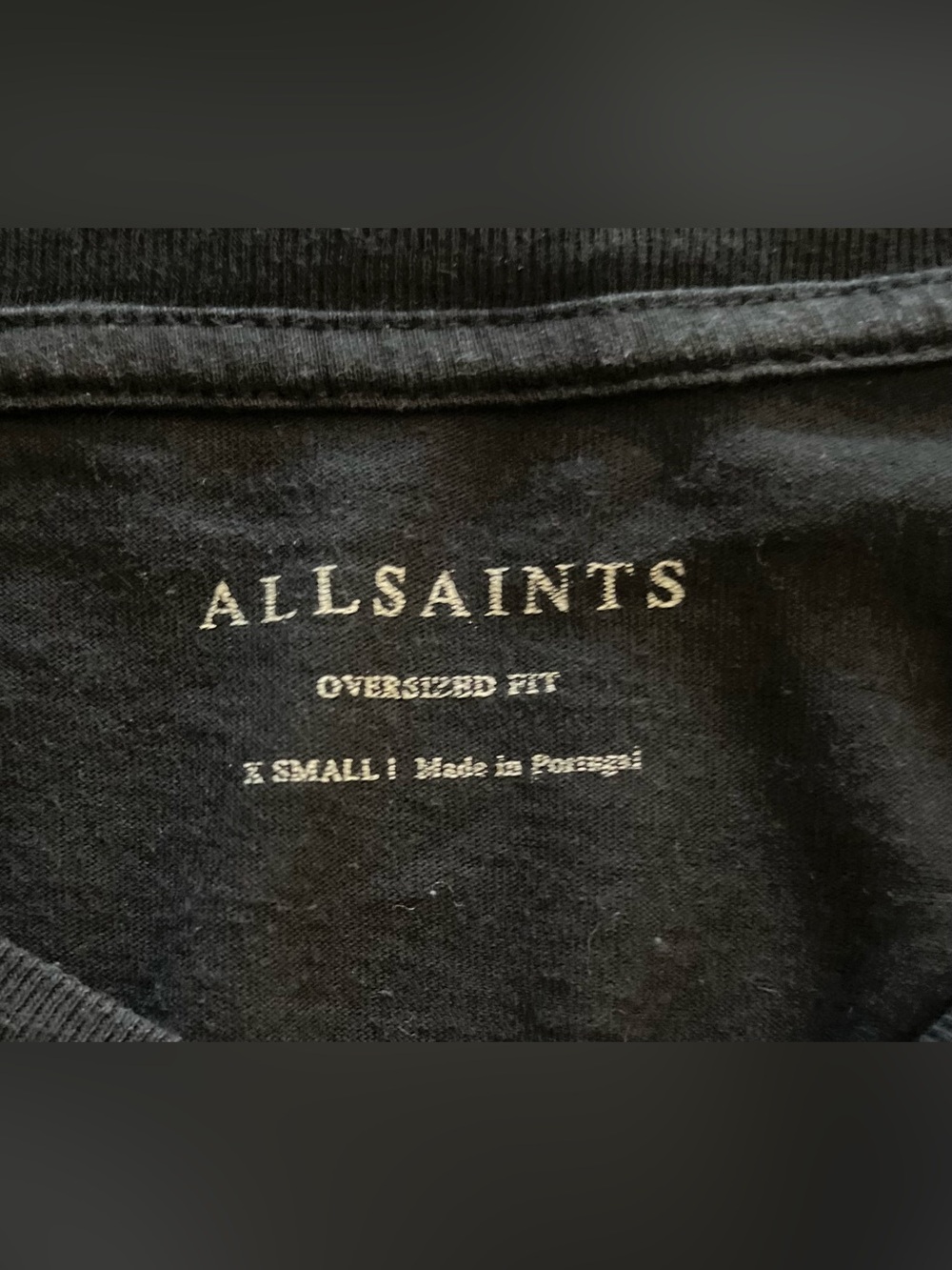 AllSaints Black Skull Graphic Tee - Picture 4 of 5